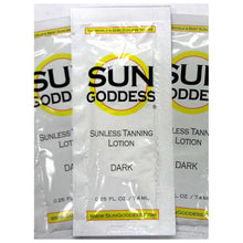 Load image into Gallery viewer, Sun Goddess - Sunless Self Tanning Lotion - Travel Size Samples